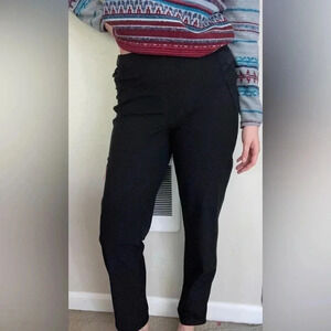 Sweaty Betty Polyamide Side Zip Hiking Pants Size Medium Black